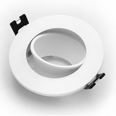 Σποτ Στρογγυλό Χωνευτό Κινητό Πλαστικό Λευκό 21-0450920